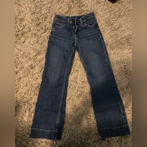 Little girls Wrangler jeans boot cut size 8